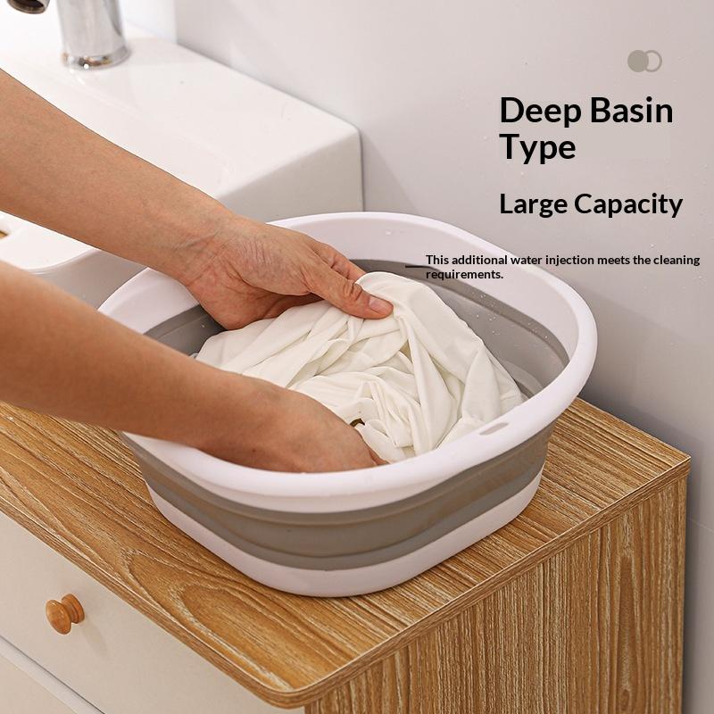 3 шт. Складная раковина Студенческая раковина для общежития Портативная дорожная пластиковая сжимаемая раковина Складная раковина для воды Бытовая