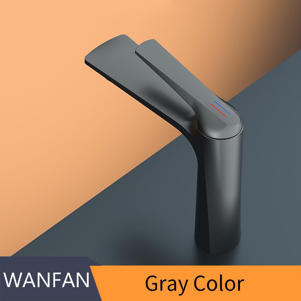 Black Bathroom Faucets Hot and Cold Mixer Faucets Vanity Bathroom Kitchen Deck Mounted Bathroom Sink Faucets 855992