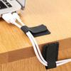10/20/50/100Pcs Self Adhesive Cable Ties Adjustable Cord Straps Strong Stickiness Easy To Use Cable Management Clips