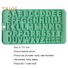 Форма для шоколада с алфавитом, высокая термостойкость, широкое применение, пищевая многофункциональная силиконовая форма для шоколадного торта