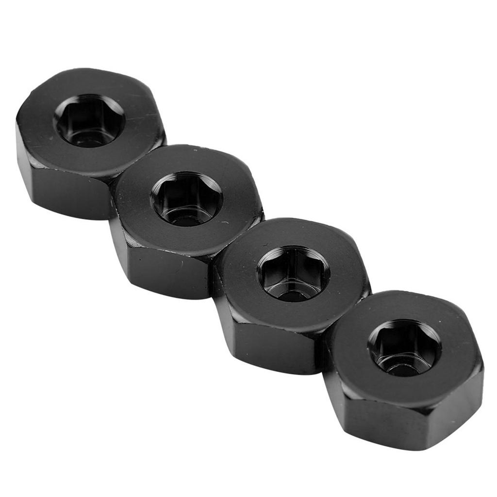 Aluminium Alloy 5mm To 12mm Wheel Hex Hub Adapter for WPL 1634 RC Truck (Silver)