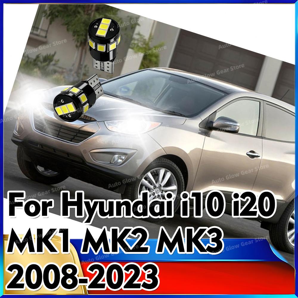 2x 2835 SMD Светодиодные Парковочные Фонари 6000K Фонари Номерного Знака Для Hyundai i10 i20 1 2 3 MK1 MK2 MK3 2008-2023 2009 2010 2011 2012 2013 Плафоны 6