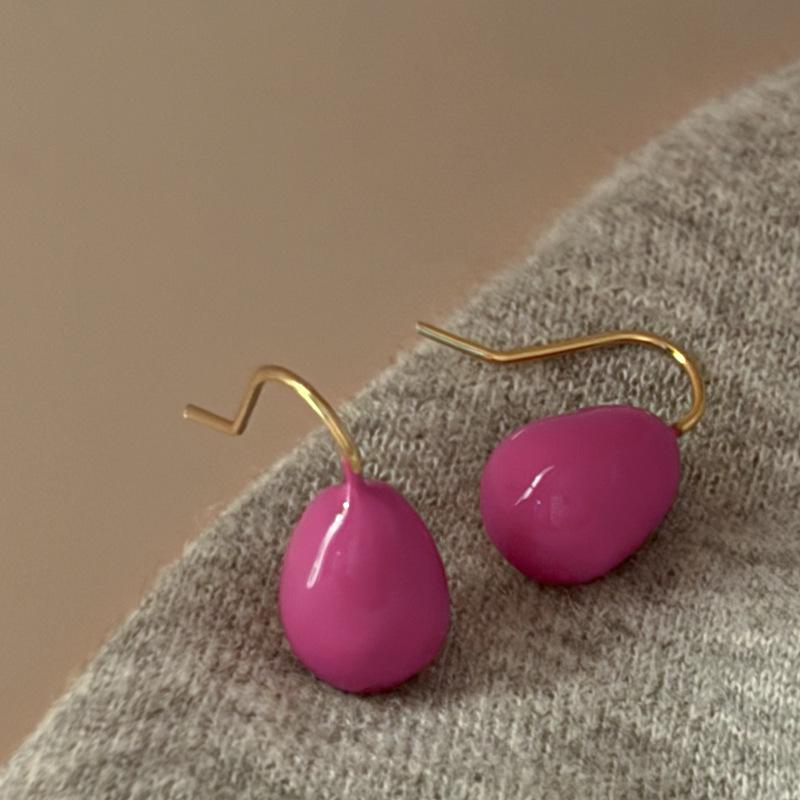 Богемные розовые серьги-кисточки с цветком из бисера и жемчуга