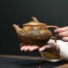 Исинский фиолетовый глиняный чайник Ручная работа Красота пейзажа Чайник Традиционный бытовой чайник Китайский набор для чая из Цзыша Чайная посуда 270 мл
