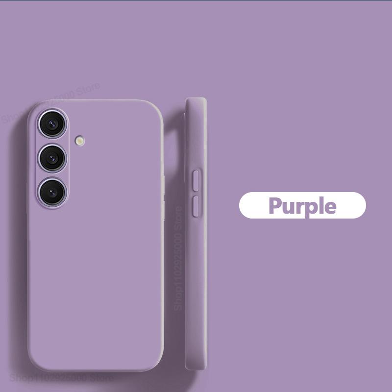 For S24 S23 Ultra Case Liquid Silicone Soft Back Cover Phone Cases For Samsung Galaxy S24 S 24 S23 S22 Ultra Plus S24Plus S24Ultra