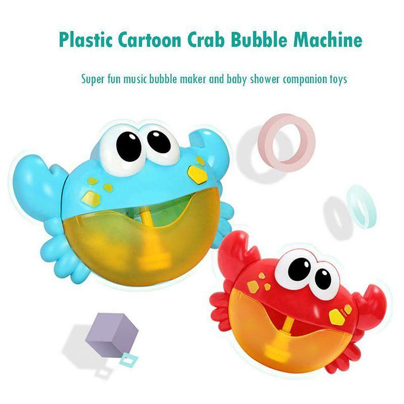 Premium Quality Crab Bubble Maker And Music Toy For Baby Bath Time Entertainment