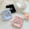 Cute Blue Love Lace Girl Underwear Summer Thin Section Sexy Cool Cotton Sexy Briefs New Solid Color Langerie Loli Briefs
