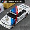 New 1:24 BMW M3 Alloy Die-cast Car Model Sound and Light Indoor Collection Hobby Decoration Retro Simulation Car Model Trendy Ornaments Boys Gift Toy