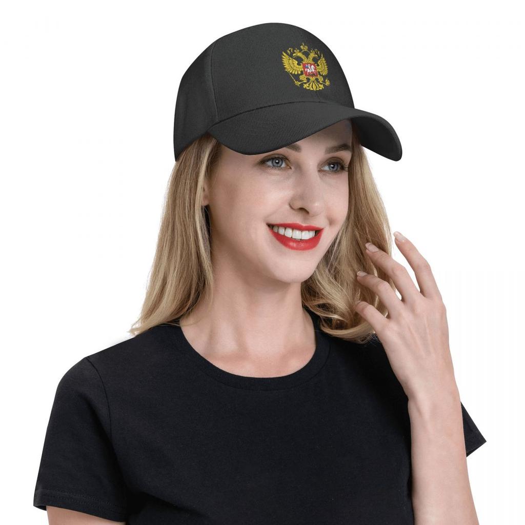 Coat Of Arms Of Russia Baseball Cap Women Unisex Breathable Russian Empire Dad Hat Performance Snapback Caps