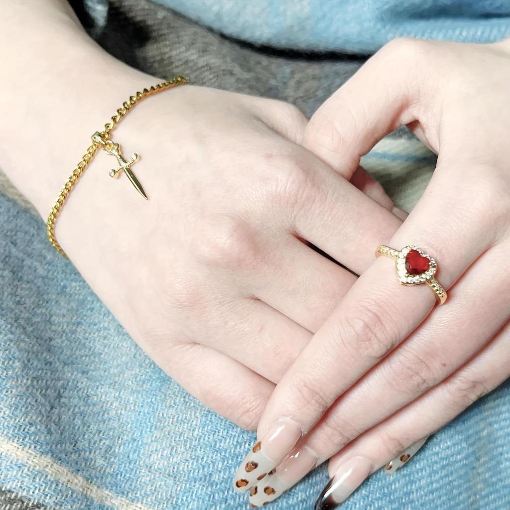 Набор браслетов и колец для пары «Стрела Амура» - Нержавеющая сталь, Невыцветающие украшения