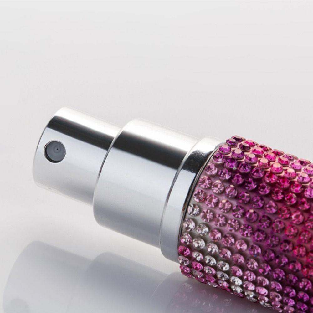 Diamond-Encrusted Perfume Spray Bottle Fine Mist Cosmetic Containers Atomizer  Travel