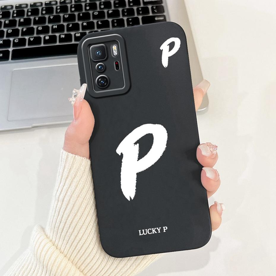 New Fashion Letter Phone Case For Xiaomi Redmi Note 10 Pro 5G Soft Silicone Shockproof Cover For Redmi Note10 5G 10T Bumper