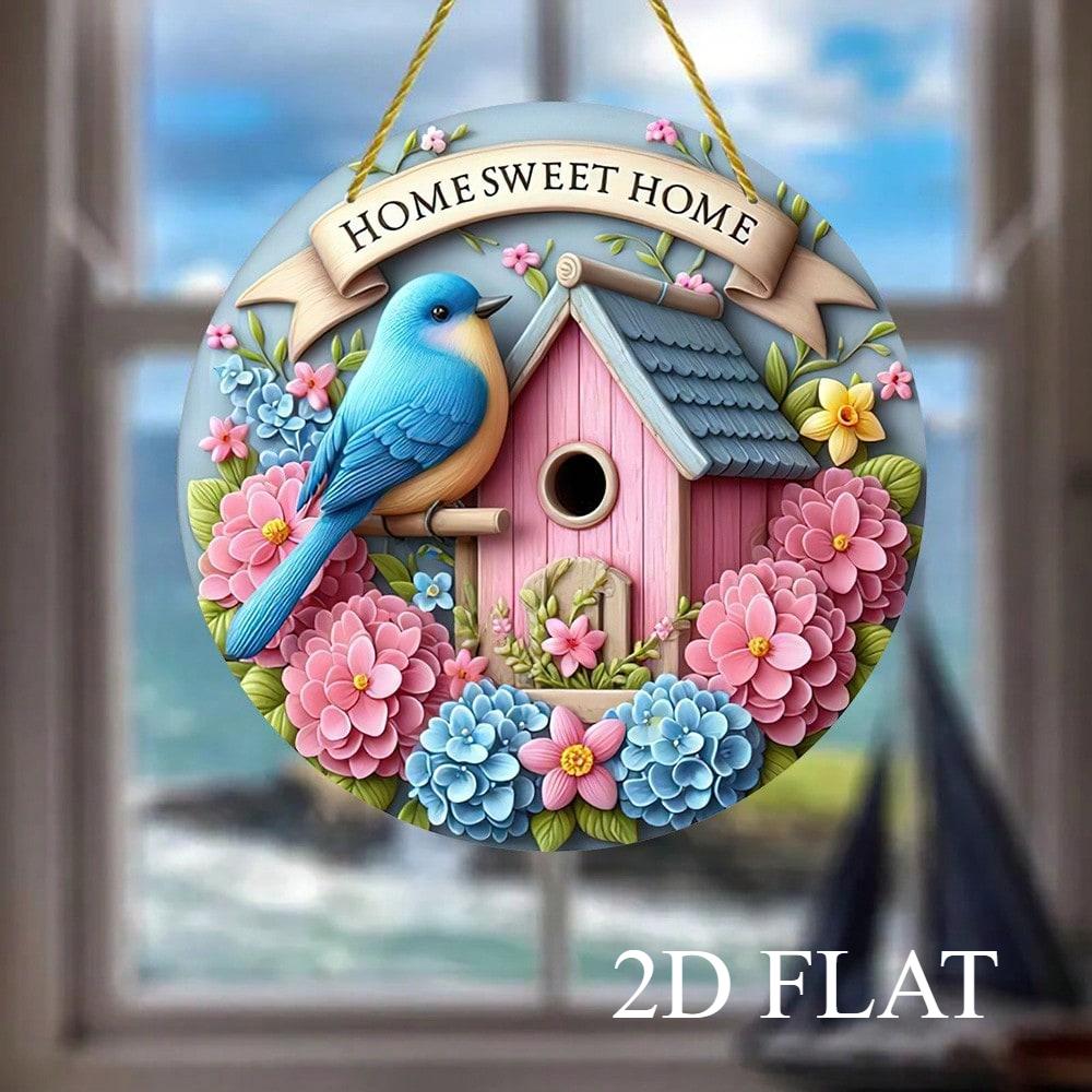 Cute Animal Pattern Acrylic Flat 2D Logo, Hanging Door Wall, Window Decoration, Porch Decoration, Wall Decoration, Home Decoration, Room Decoration