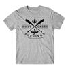 Creek Survivor Funny Mens T-shirt Womens Graphic Novelty Tee Heather Grey