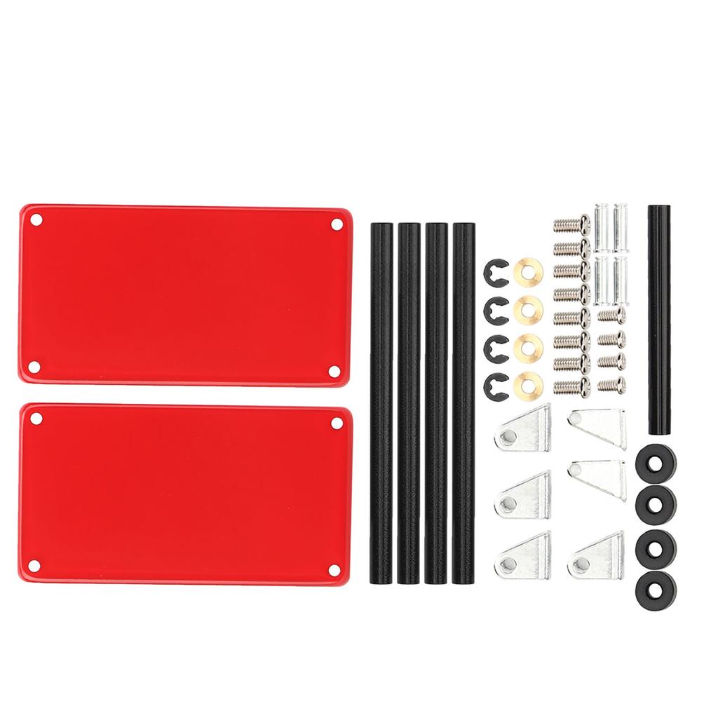 Mini 2‑Tier Tools Storage Trolley Mobile Workshop Garage Repair RC Accessories for 1 8 1 10 1 12 1 16 Scale Model Large