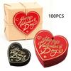 100pcs Hanging Decoration Valentine's Day Tags Cake Decor Tag  Festive & Party SupplieS