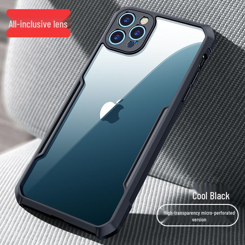 Силиконовый противоударный чехол с полной защитой для iPhone 14, 15 Pro, 16, 17 ProMax