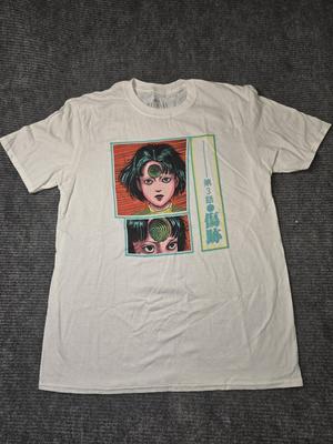 Графическая футболка Junji Ito Uzumaki Аниме Манга Хоррор Ретро Размер L Унисекс Футболка