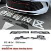 Сетка от насекомых на лобовое стекло для 24 BYD Qin L/DMI - Черный Декор Экстерьера из Углеродного Волокна