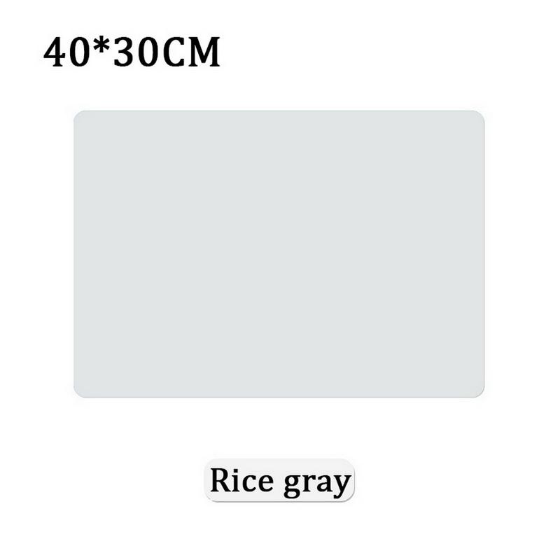 60/40 см силиконовый водонепроницаемый коврик для столовых приборов, теплоизоляционный противоскользящий моющийся обеденный коврик для кухонной стойки, защита