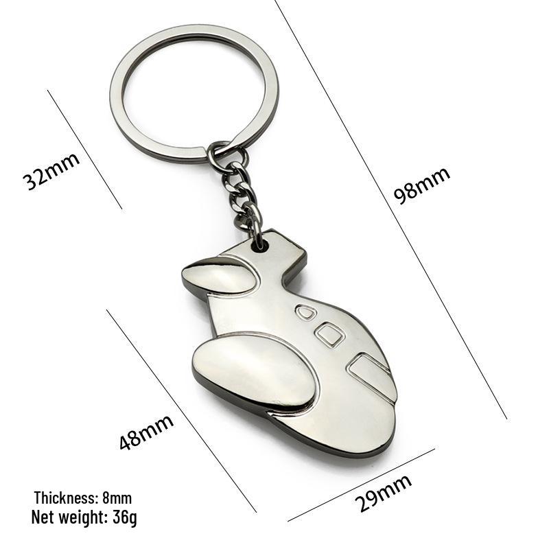 Брелок-модель самолета J-20: 3D Подвеска в виде самолета Сувенирный подарок