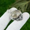 Natural Golden Rutile Gemstone Pendant 925 Sterling Silver Jewelry For Girls