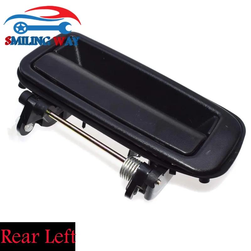 6 Pcs Black Outside Door Handle Front Rear Left Right & Door Locks For Toyota Corolla Geo Prizm 1.6L 1988 1989 1990 1991 1992