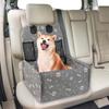 Small Dog Car Seat Carrier With Pockets Car Pet Seat Cushion Oxford Cloth Adjustable Strap Waterproof Dog Seat For Kitten Small