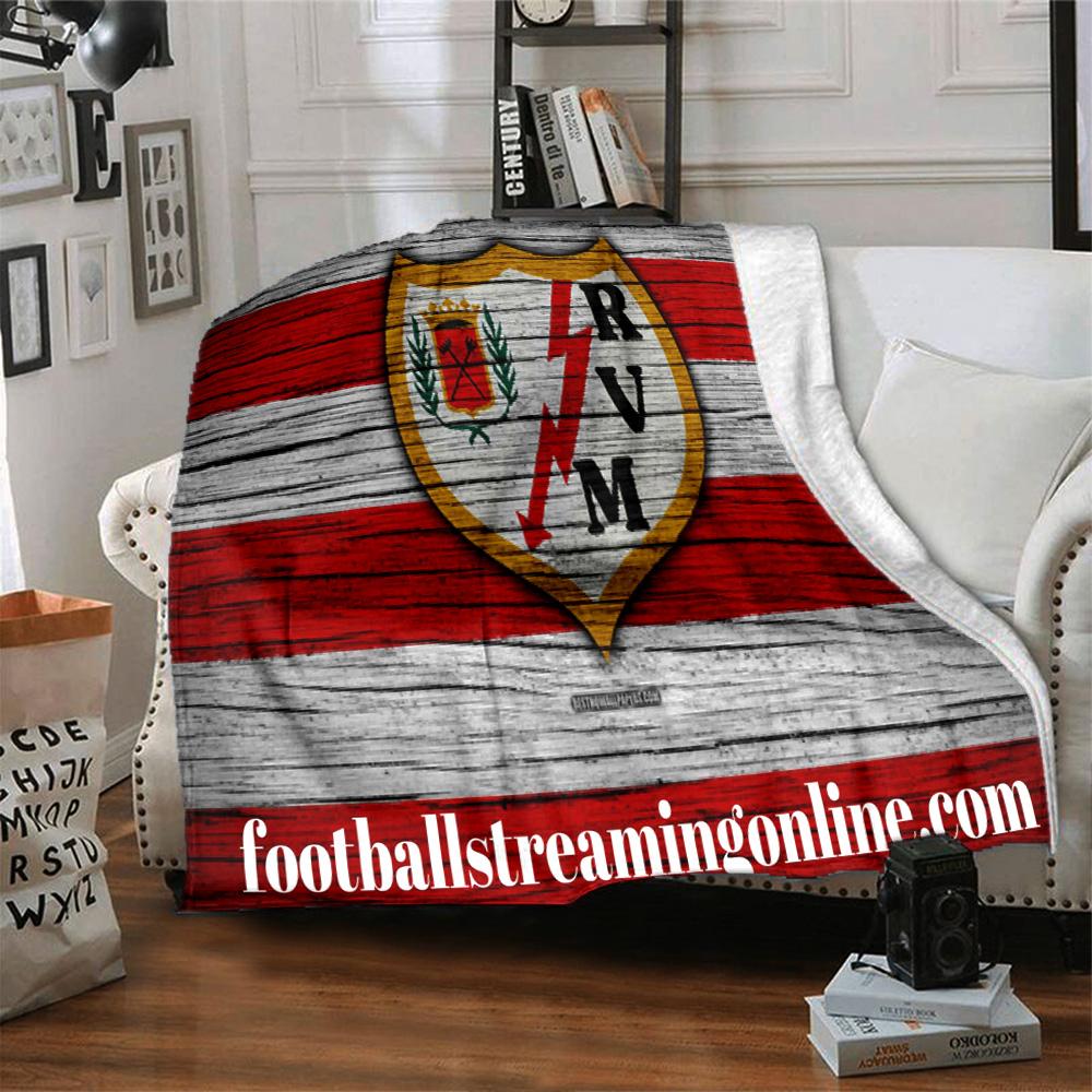 Rayo Team Crest Flannel Blanket, Soft Polyester, Modern Design, All-Season for Camping, Travel, Gifts for holidays or birthdays