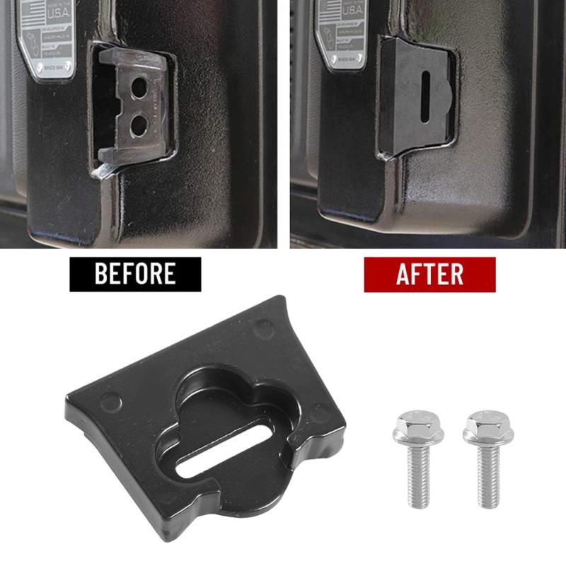 Автомобильные аксессуары для модификации бампера с защелкой задней двери, совместимые с усилением предела задней двери Jk