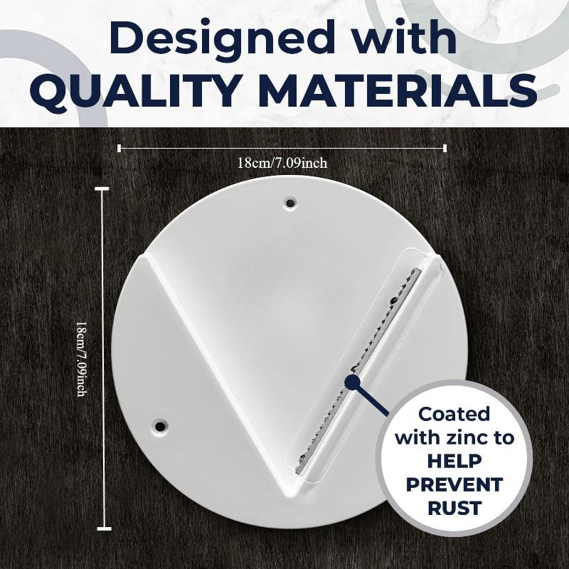 1pc Easy Twist Under Cabinet Jar Opener, ABS Material, Manual Bottle Lid Remover, One-Handed Operation, No Power Required, Kitchen Tool