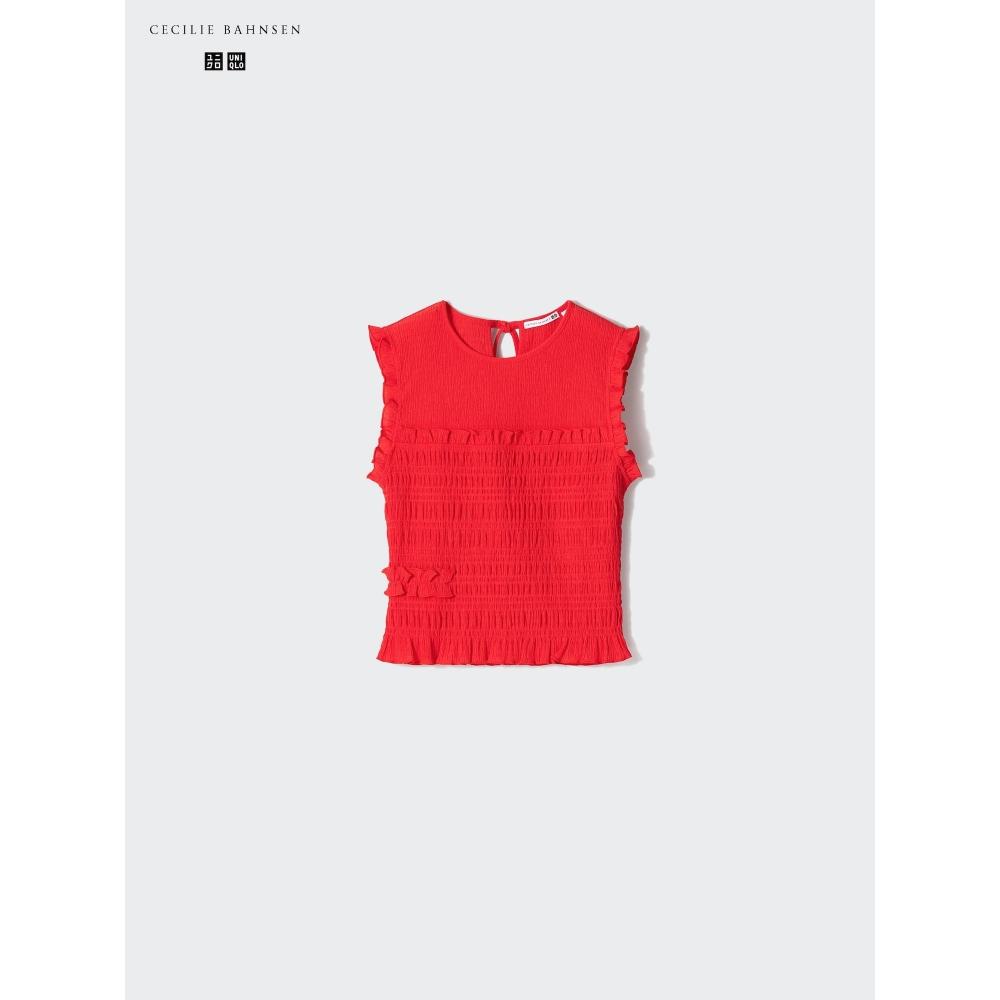 Uniqlo Япония Складки Футболка без рукавов