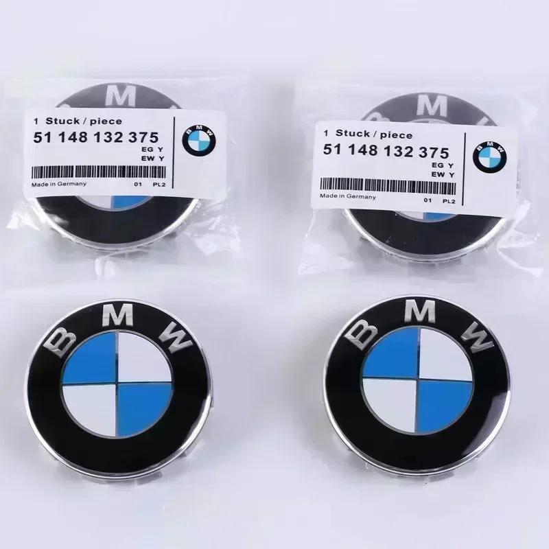 Новый комплект из 4 шт. АБС-пластик 56 мм 68 мм Эмблема BMW Для колпачков ступиц BMW Для BMW 3 серии 5 серии E60 E90 F10 F30 E46 E39 X5 E53 E70 E38 Z4