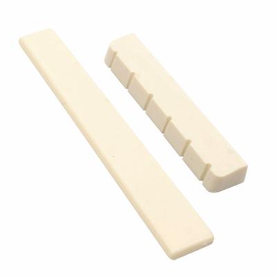 Седло для 6-струнной классической гитары + порожок White Bone Bridge, аксессуары для гитары