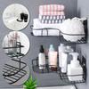 Bathroom Shelf Shampoo Holder Iron Shower Shelves Corner Wall Mounted Storage Basket Punch-Free Home Organizer Bath Accessories