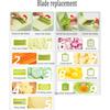 Vegetable Chopper with Container, 17 in 1 Mandoline Slicer, 9 Blades, RustResistant, Dishwasher Safe