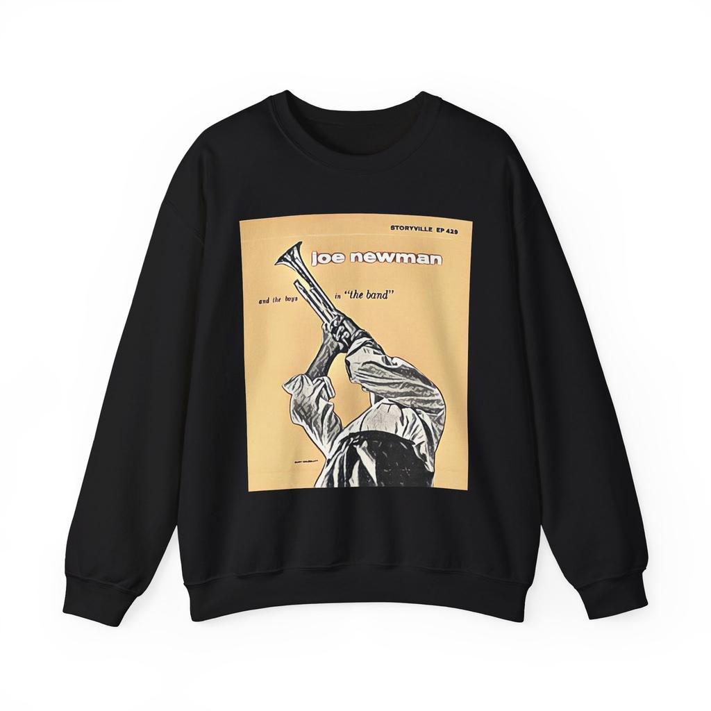Joe Newman Jazz Art Graphic Print Crew Unisex Heavy Blend? Crewneck Sweatshirt