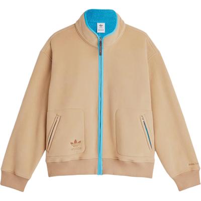 Adidas Флисовая куртка X Wales Bonner Cardboard унисекс верхняя одежда бежевого цвета JJ2937