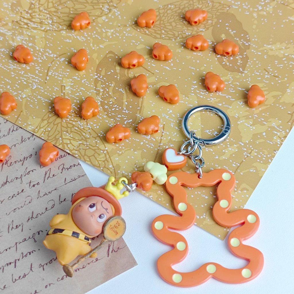 Маленькие акриловые бусины в форме облака и сердца для DIY-украшений и подвесок