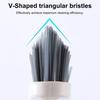 Щетка для пола Эргономичный дизайн Сверхпрочная щетка для пола с длинной ручкой и V-образной головкой Многоцелевое чистящее средство