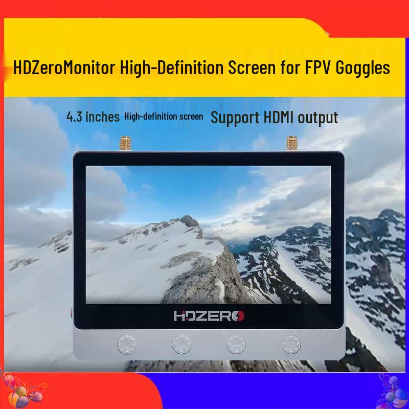 Kaixin HDZero 4,3-дюймовый FPV-монитор с антибликовым покрытием