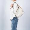 Coach Tote 27 Monogram Gradient Bottom Synthetic Leather Tote Bag Women tote bags Pink White C4060-IMM6H