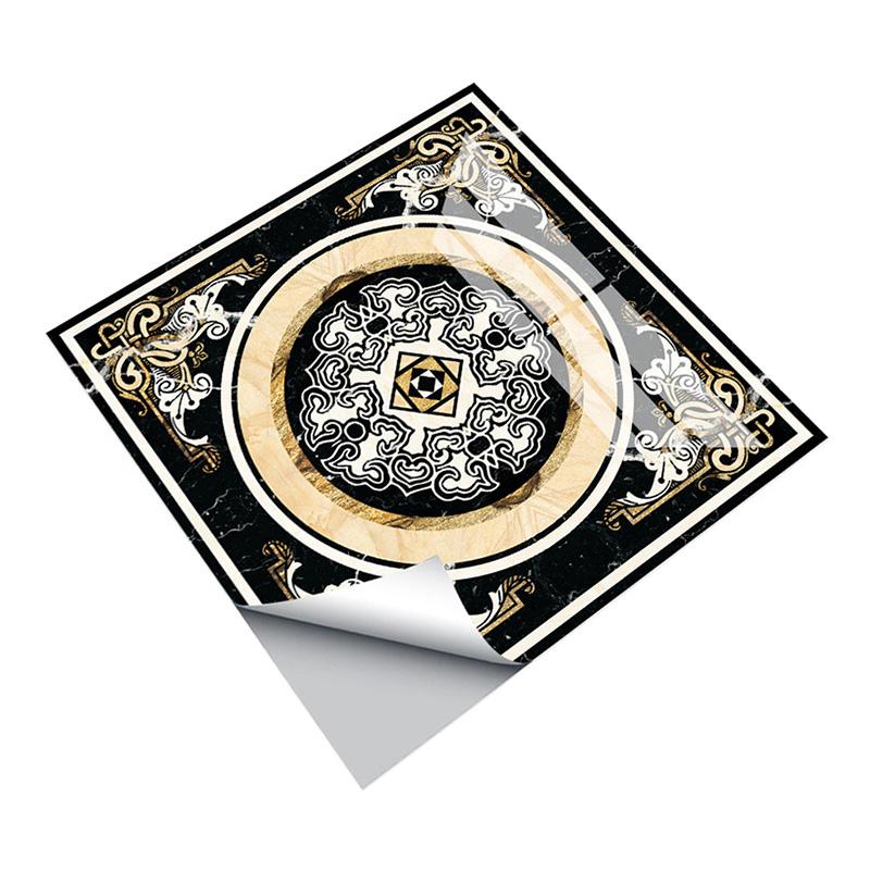 1 шт. самоклеящиеся обои из ПВХ, паркет, мрамор, водонепроницаемые напольные наклейки, квадратные наклейки, нескользящие, для украшения дома