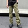2024 Новые модные армейские зеленые прямые повседневные спортивные брюки-карго