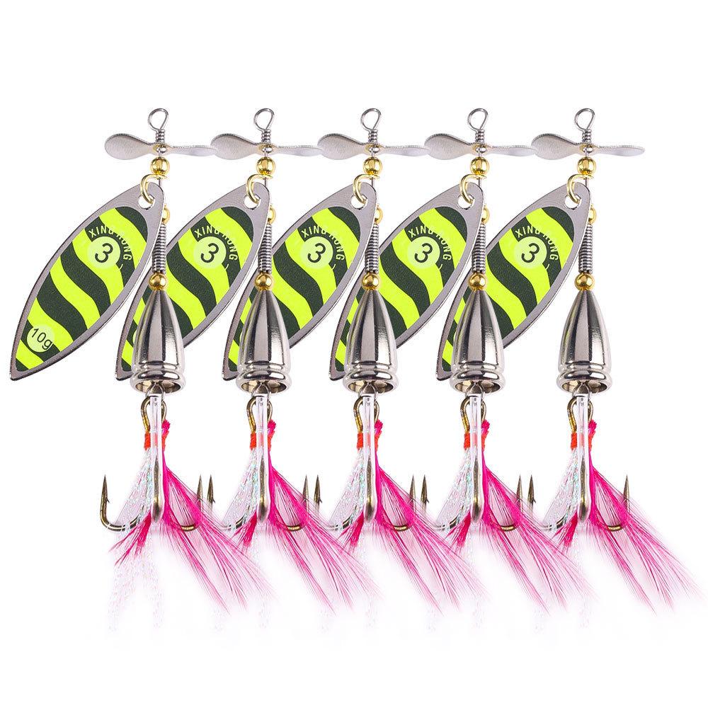 Lure spinning spinnerbait5One Pack9.5CM9.3GBionic artificial bait for freshwater fishing, specifically for largemouth bass