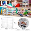 Acrylic Honpo Tomica Storage Tomica Case Mini Car Storage Collection Case Parking Display Viewing of 8 Squares X (Set 4)