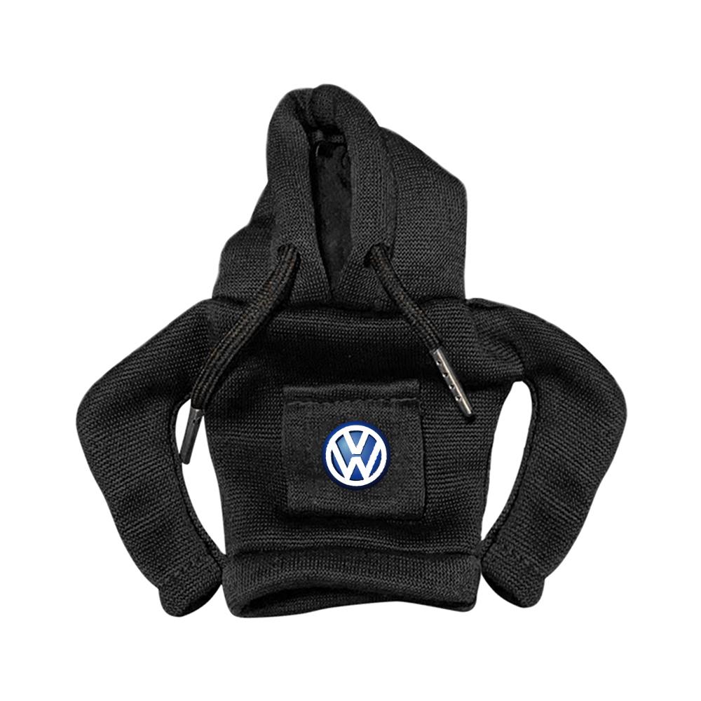 BAD1 1pc Hoodie Handle Creative Car gear lever hoodie Shift Lever Cover Styling For VW Rline Golf GTI GTD Hub Cap Auto Accessories
