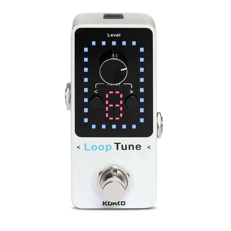 KOKKO Loop Tune Pedal FLP-2T Педаль эффектов для электрогитары Напольный лупер со встроенным тюнером Гитарные запчасти и аксессуары
