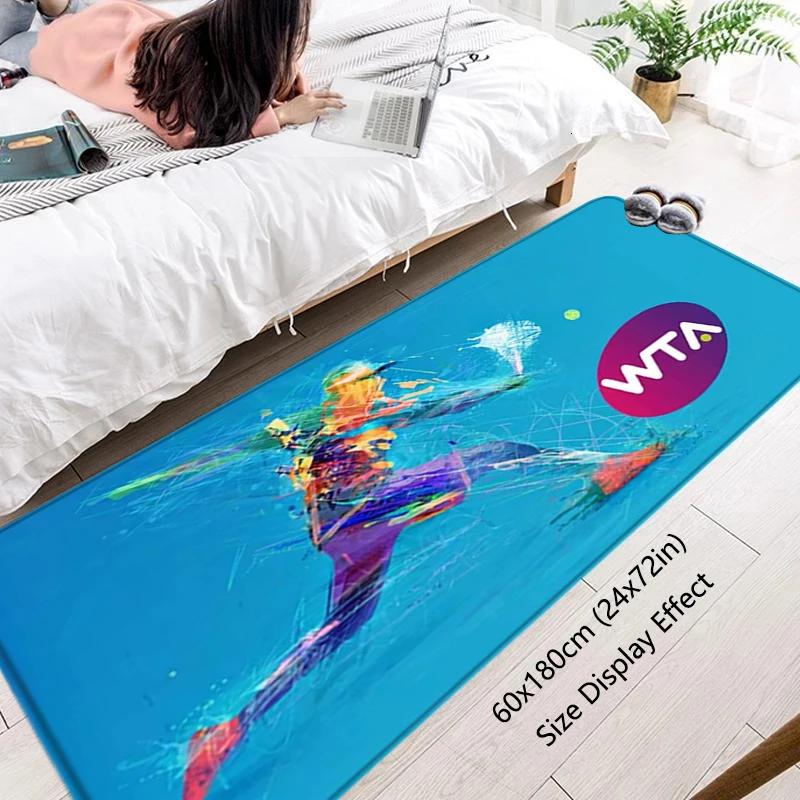 T-Tennis Court Hallwy Cartpet Living Room Rugs Foot Carpets Entrance Doormat Kawaii Rug Floor Mats Non-slip Mat Home Kitchen