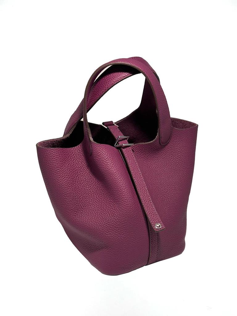 Женская сумка-ведро из натуральной кожи - Сумка-тоут из коровьей кожи ТОГО в стиле кэжуал